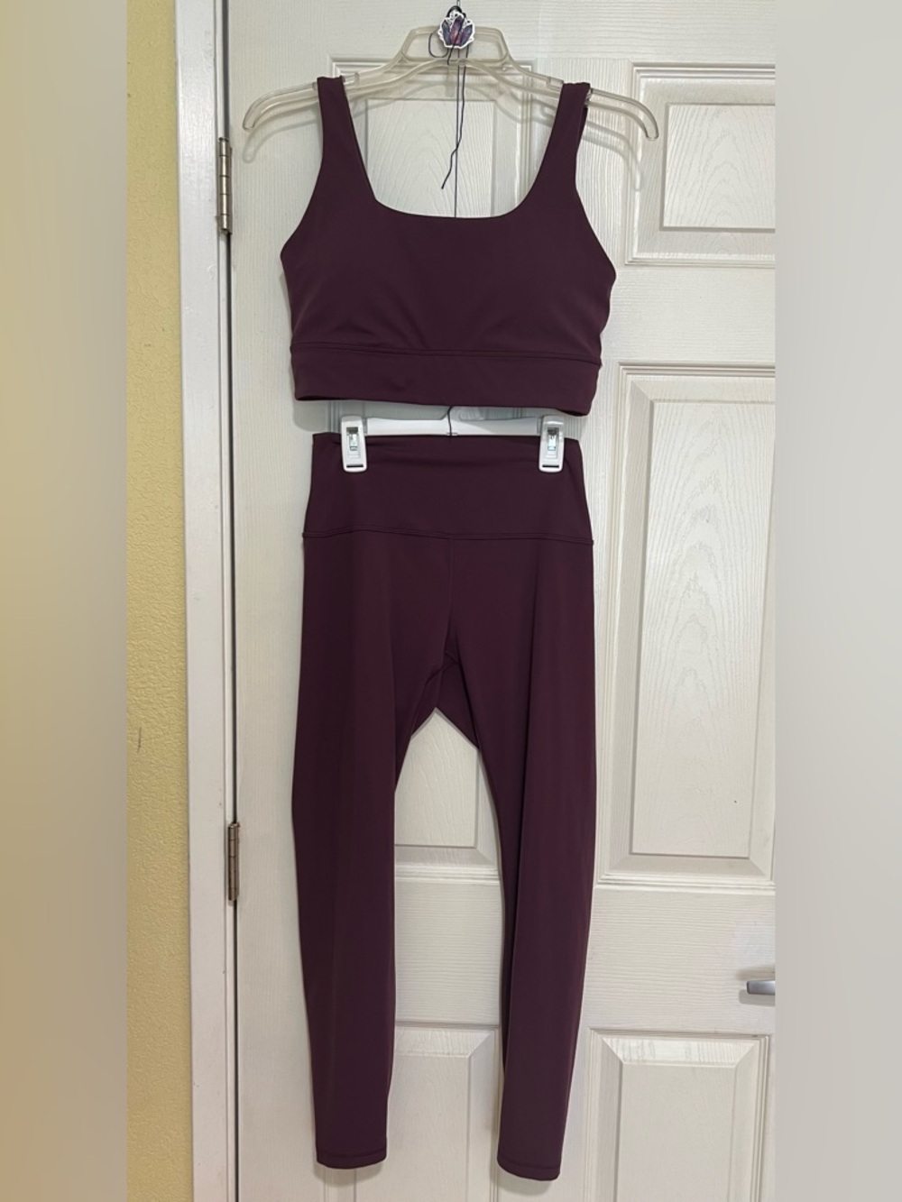 🔥 CRZ YOGA Butterluxe Matching Set | Medium | Deep Purple | Sculpting & Soft 🔥 - Picture 2 of 8